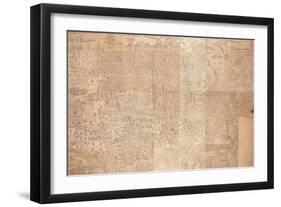 Map of Cairo, a Bird'S-Eye View, 1549-null-Framed Giclee Print