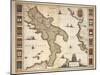 Map of Calabria Region-Joan Blaeu-Mounted Giclee Print