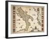 Map of Calabria Region-Joan Blaeu-Framed Giclee Print