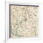 Map of Calcutta (C. 1900), Maps-Encyclopaedia Britannica-Framed Art Print