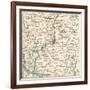 Map of Calcutta (C. 1900), Maps-Encyclopaedia Britannica-Framed Art Print