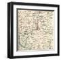 Map of Calcutta (C. 1900), Maps-Encyclopaedia Britannica-Framed Art Print