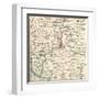 Map of Calcutta (C. 1900), Maps-Encyclopaedia Britannica-Framed Art Print