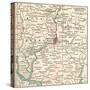 Map of Calcutta (C. 1900), Maps-Encyclopaedia Britannica-Stretched Canvas