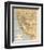 Map of California and Nevada, c.1874-null-Framed Art Print