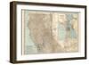 Map of California, Northern Part. United States. Inset Maps of San Francisco and Yosemite Valley-Encyclopaedia Britannica-Framed Art Print