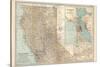 Map of California, Northern Part. United States. Inset Maps of San Francisco and Yosemite Valley-Encyclopaedia Britannica-Stretched Canvas