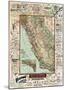 Map of California Roads for Cyclers, 1896-George W^ Blum-Mounted Giclee Print