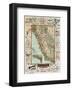 Map of California Roads for Cyclers, 1896-George W^ Blum-Framed Giclee Print