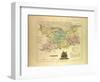 Map of Calvados France-null-Framed Giclee Print