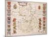 Map of Cambridgeshire, Published Amsterdam c.1647-48-W.j. Blaeu-Mounted Giclee Print