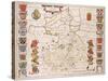 Map of Cambridgeshire, Published Amsterdam c.1647-48-W.j. Blaeu-Stretched Canvas