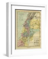 Map of Canaan-Philip Richard Morris-Framed Giclee Print