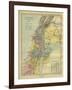 Map of Canaan-Philip Richard Morris-Framed Giclee Print
