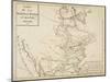 Map of Canada, New France and Neighboring Countries, 1696-null-Mounted Giclee Print