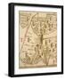 Map of Candelaro, Italy, from the Atlas Atlante Delle Locazioni, 1687-1697-Antonio and Nunzio Michele-Framed Giclee Print