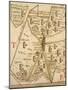 Map of Candelaro, Italy, from the Atlas Atlante Delle Locazioni, 1687-1697-Antonio and Nunzio Michele-Mounted Giclee Print