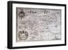 Map of Capitanata in Puglia, Italy, 17th Century-null-Framed Giclee Print