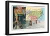 Map of Carolinas-null-Framed Premium Giclee Print