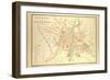 Map of Castres France-null-Framed Giclee Print