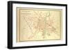 Map of Castres France-null-Framed Giclee Print