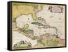 Map of Central America-null-Framed Stretched Canvas