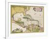 Map of Central America-null-Framed Giclee Print