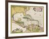 Map of Central America-null-Framed Giclee Print