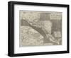 Map of Central America-John Dower-Framed Giclee Print