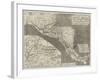 Map of Central America-John Dower-Framed Giclee Print