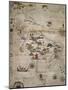 Map of Central and Southern America, 1550-null-Mounted Giclee Print
