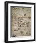 Map of Central and Southern America, 1550-null-Framed Premium Giclee Print