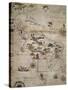 Map of Central and Southern America, 1550-null-Stretched Canvas
