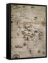 Map of Central and Southern America, 1550-null-Framed Stretched Canvas