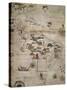 Map of Central and Southern America, 1550-null-Stretched Canvas