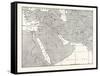 Map of Central Asia, Persia, Arabia, and Turkey in Asia-null-Framed Stretched Canvas