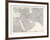 Map of Central Asia, Persia, Arabia, and Turkey in Asia-null-Framed Giclee Print