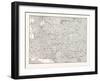 Map of Central Asia-null-Framed Giclee Print