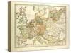 Map of Central Europe in 1250-null-Stretched Canvas