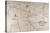 Map of Central-Northern Italy from the Maritime Encyclopedia Dell'Arcano Del Mare-null-Stretched Canvas