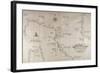 Map of Central-Northern Italy from the Maritime Encyclopedia Dell'Arcano Del Mare-null-Framed Giclee Print