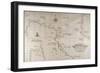 Map of Central-Northern Italy from the Maritime Encyclopedia Dell'Arcano Del Mare-null-Framed Giclee Print