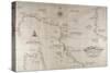 Map of Central-Northern Italy from the Maritime Encyclopedia Dell'Arcano Del Mare-null-Stretched Canvas