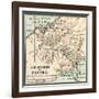 Map of Central Panama (C. 1900)-Encyclopaedia Britannica-Framed Art Print