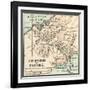 Map of Central Panama (C. 1900)-Encyclopaedia Britannica-Framed Art Print