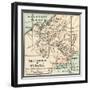 Map of Central Panama (C. 1900)-Encyclopaedia Britannica-Framed Art Print