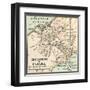 Map of Central Panama (C. 1900)-Encyclopaedia Britannica-Framed Art Print