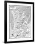 Map of Central Sydney, New South Wales, Australia, C1924-null-Framed Giclee Print