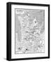 Map of Central Sydney, New South Wales, Australia, C1924-null-Framed Premium Giclee Print