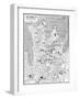 Map of Central Sydney, New South Wales, Australia, C1924-null-Framed Premium Giclee Print